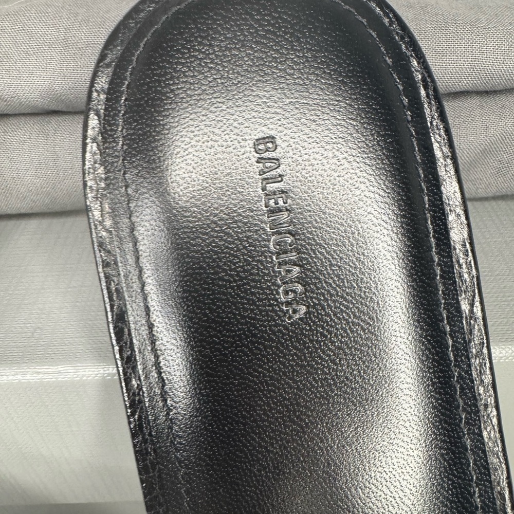 Balenciaga Le Cagole Women’s Slide Sandal Black Colo Size 38 New. - Picture 6 of 10